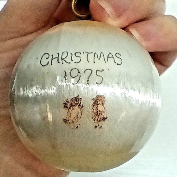 Hallmark Betsey Clark Christmas Ornament 1975 VTG 70s Holiday Satin RARE Birds - Picture 4 of 10